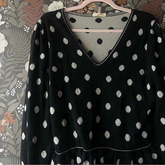 Rebecca Taylor Jacquard Dot Sweater size large - Picture 6 of 10